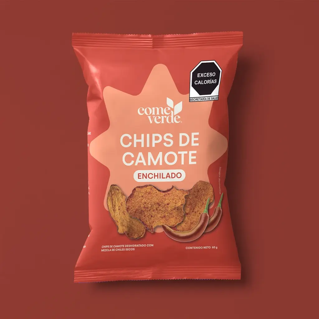 CAMOTE ENCHILADO 60g 12 PIEZAS
