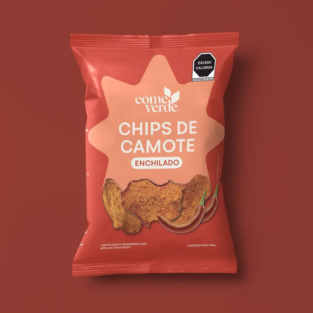 CAMOTE ENCHILADO 180g 12 PIEZAS