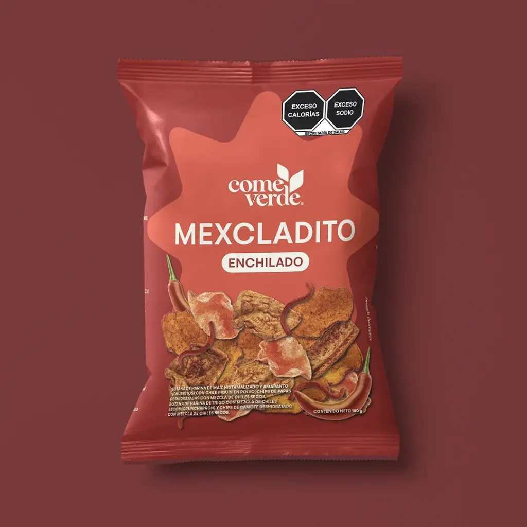MEXCLADITO ENCHILADO 180g 12 PIEZAS