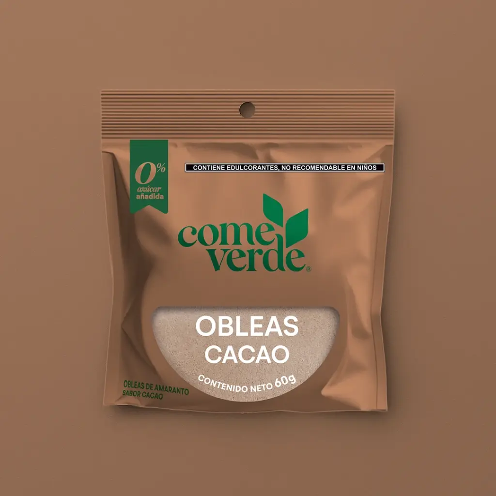 OBLEA DE CACAO 60g 12 PIEZAS