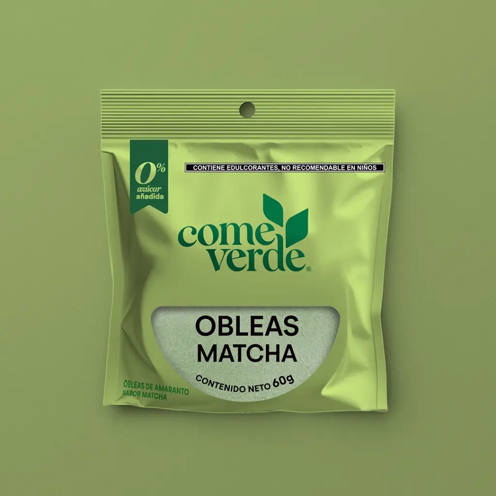 OBLEA DE MATCHA 60g 12 PIEZAS