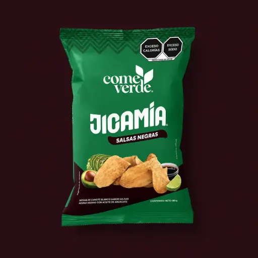 [PT082] JICAMIA SALSAS NEGRAS 180g 12 PIEZAS
